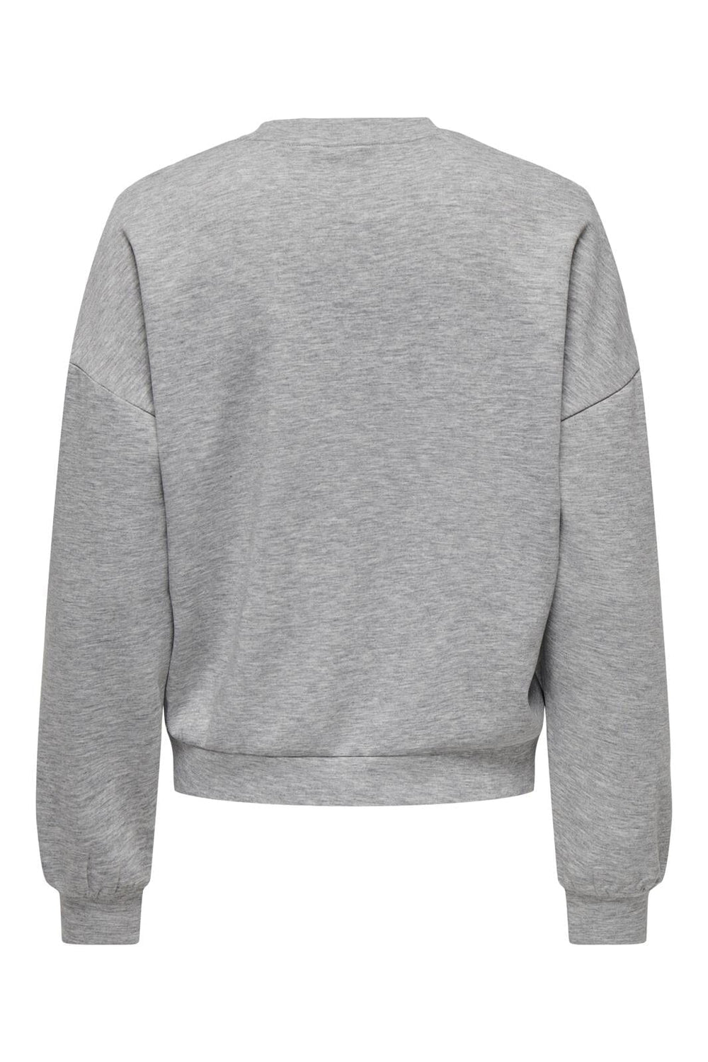 Only - Onlbrielle L/S O-Neck Swt - 4635845 Medium Grey Melange Silver Tag