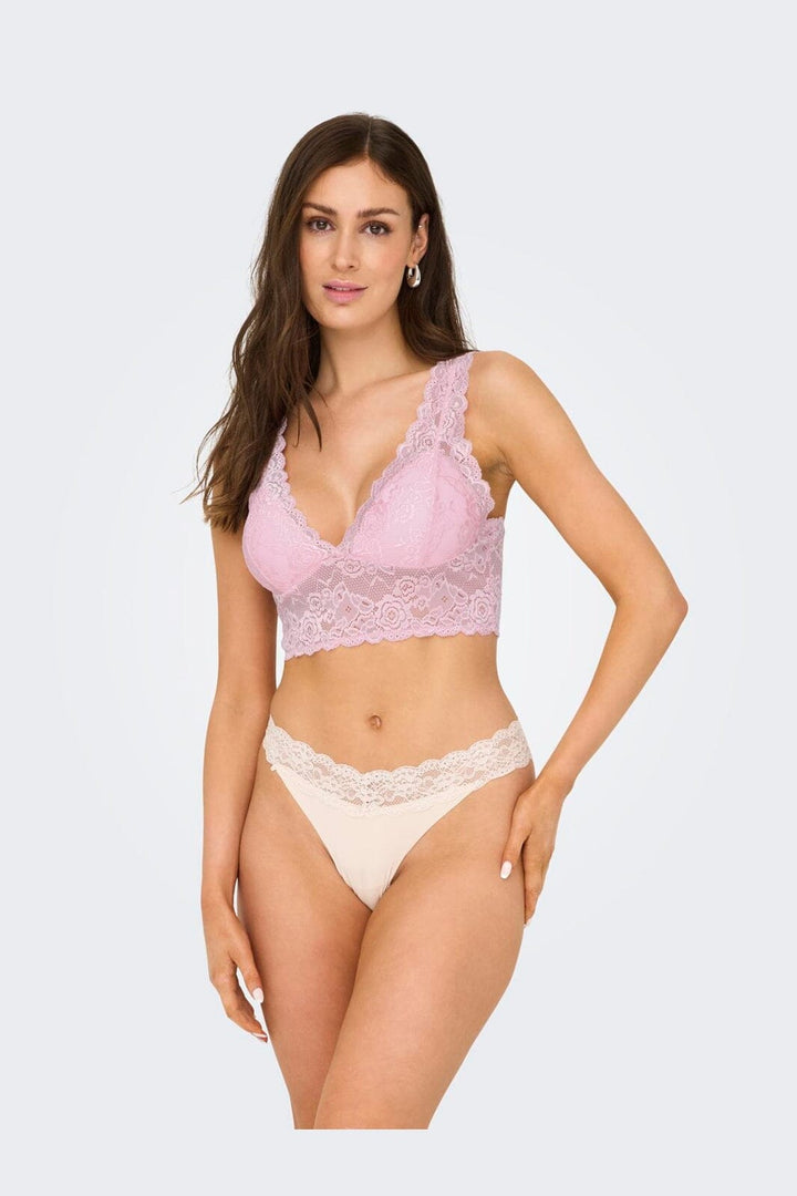 Only - Onlchloe Lace Bra Acc - 4705541 Roseate Spoonbill