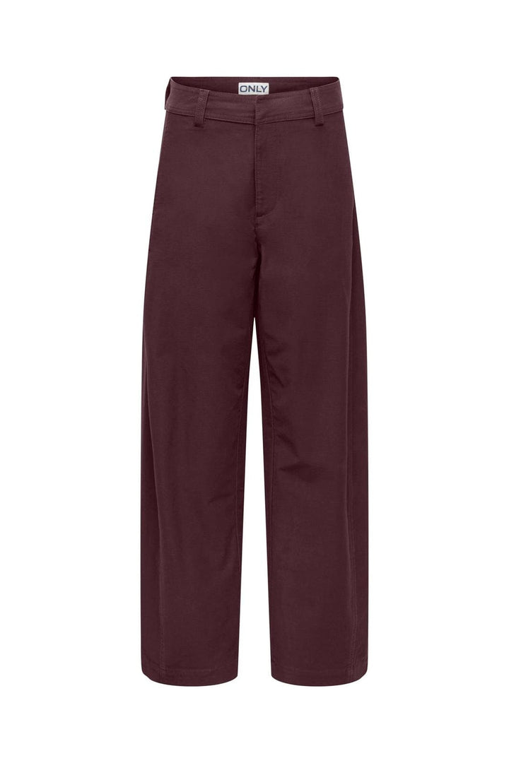 Only - Onlclair Barrel Pant - 5199418 Fudge