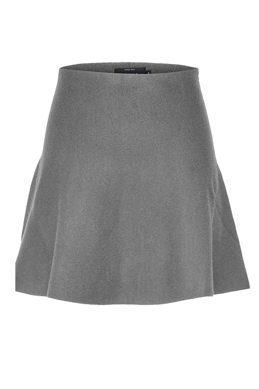 Only - Onlcoco Life Skaterskirt Cc Knt - 4851961 Medium Grey Melange Nederdele 