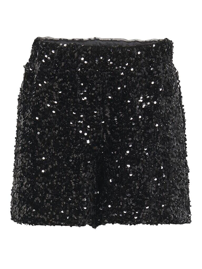 Only - Onlconfidence New Sequins Shorts - 4877623 Black Black Sequins Shorts 