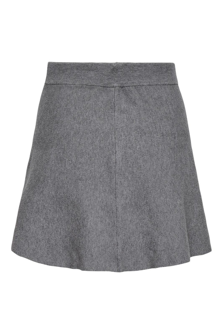 Only - Onlcosima Short Skater Skirt Knt 15358138 - 4861156 - Medium Grey Melange
