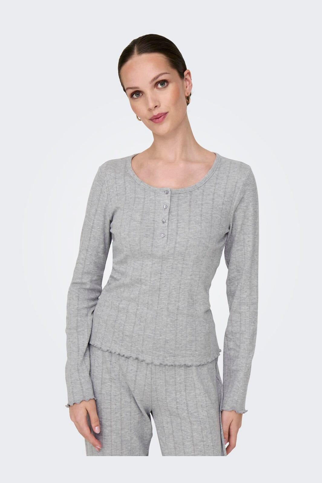 Only - Onlcozy Pyjamas Set Acc - 4655860 Light Grey Melange