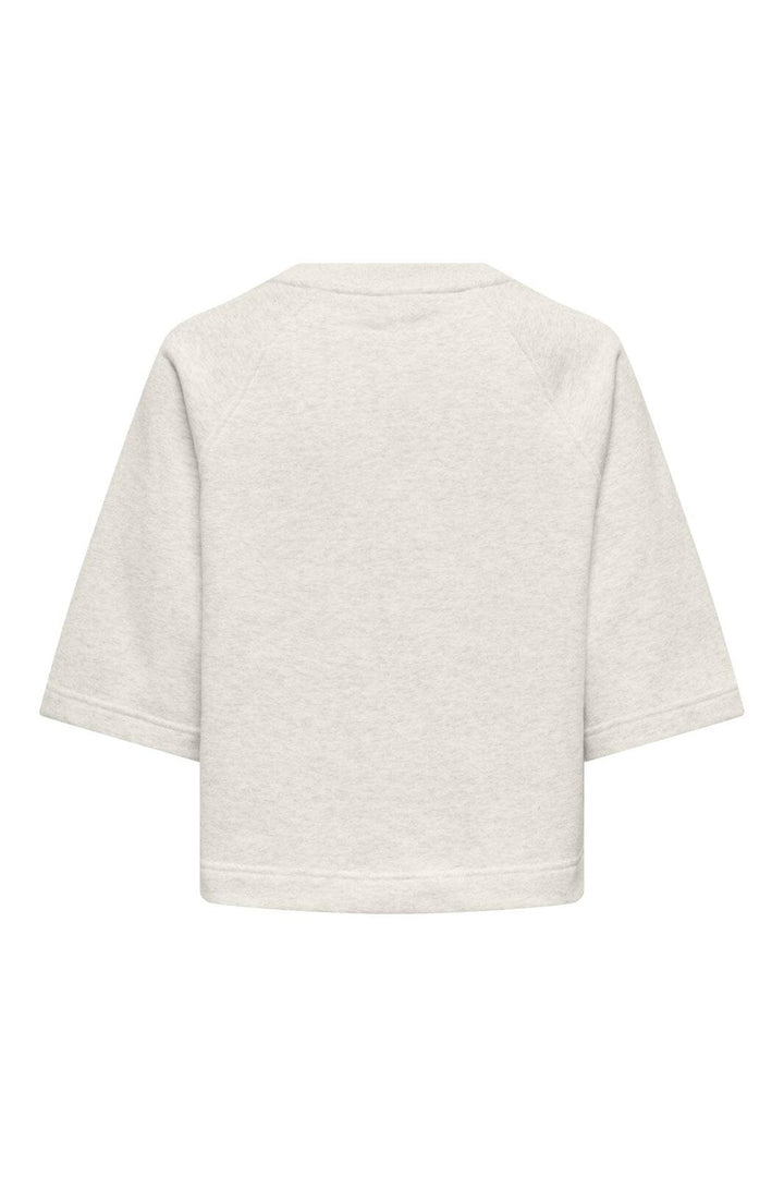 Only - Onldasie 2/4 O-Neck Raglan Ub Swt - 4976785 Gardenia
