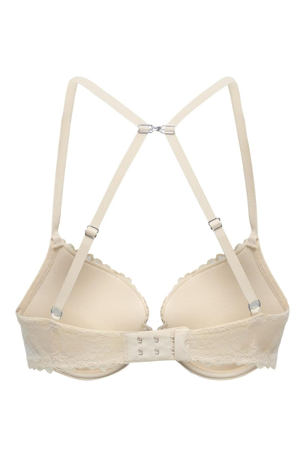 Only - Onldelicate Lace Push-Up Bra Acc - 4822267 Peach Taffy
