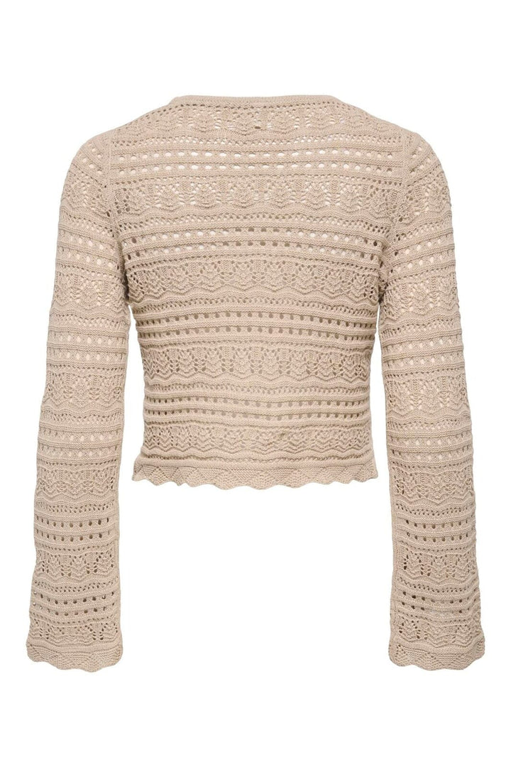 Only - Onlelke Life Ls Pullover Knt - 4984661 Oxford Tan