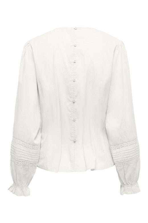 Only - Onlemina Ls Loose Top - 4983449 Cloud Dancer