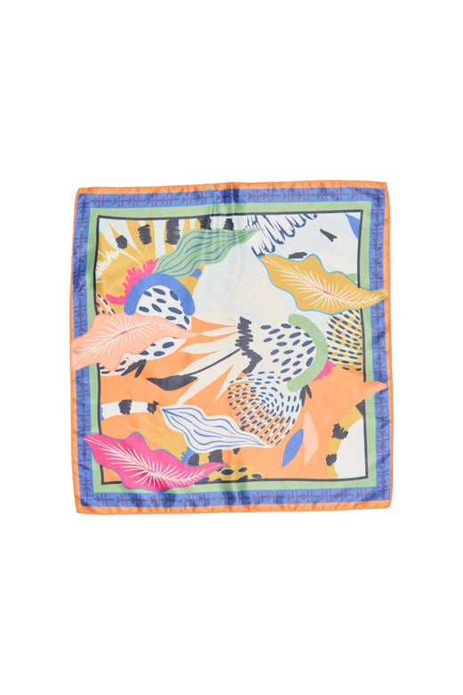 Only - Onlemma Printed Satin Scarf Acc - 4903176 Dazzling Blue Fluid Dots