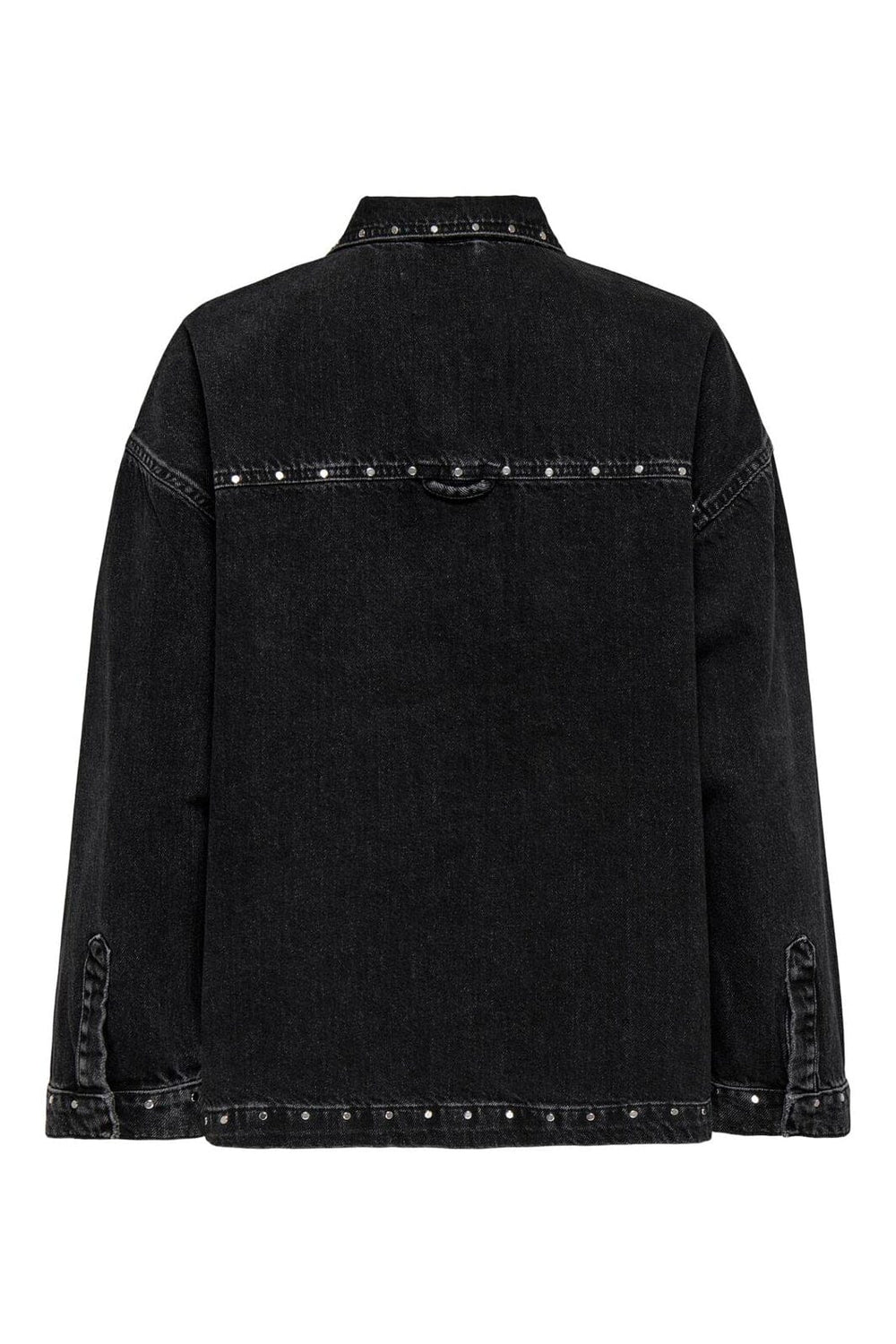 Only - Onlemmie L/S Studded Shirt Azg - 4926859 Washed Black