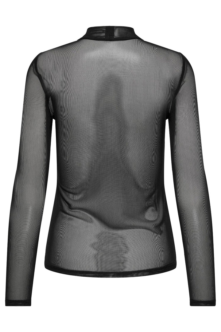 Only - Onlerica Life Mesh L/S Top - 2649422 Black