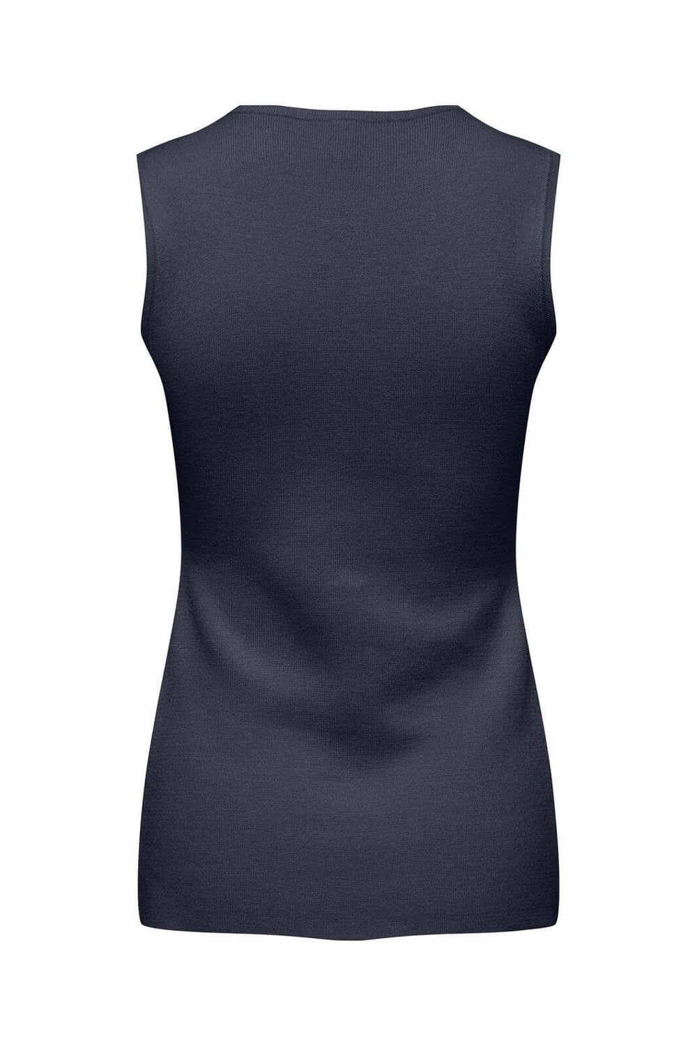 Only - Onlevelin Life Sl Vest Cc Knt - 4981553 Navy Blazer Silver Button