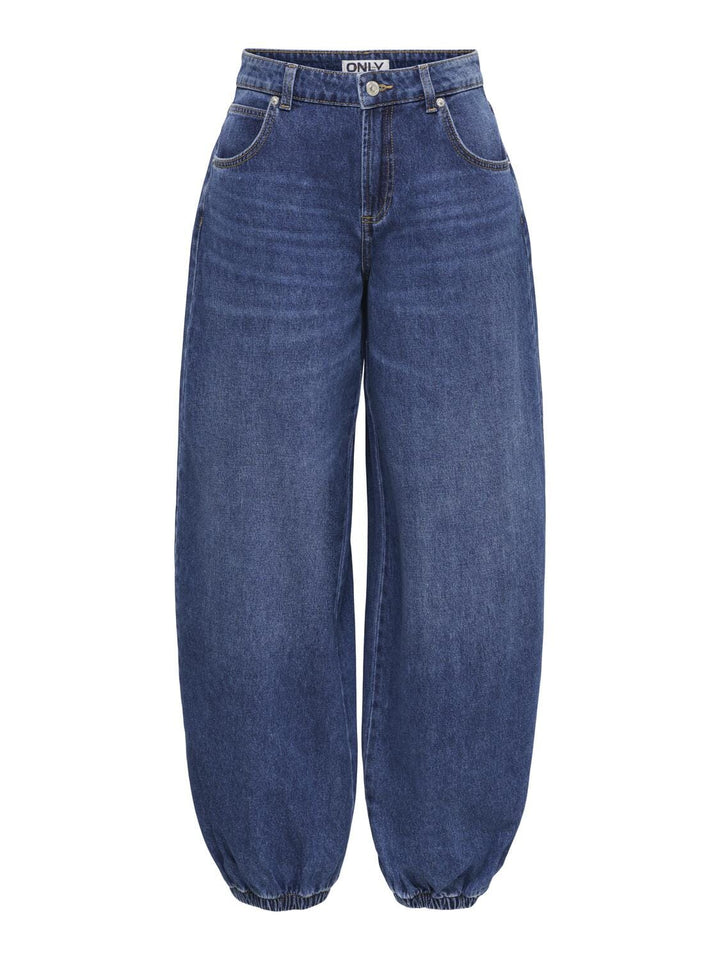 Only - Onlfaybi Balloon Akm Bf - 5135744 Medium Blue Denim Jeans 