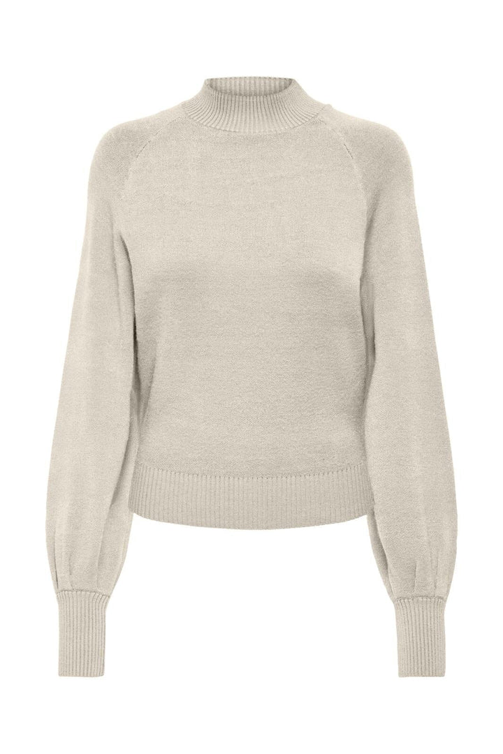 Only - Onlfrida Life Ls Highneck Cc Knt - 4578693 Birch
