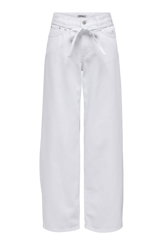 Only - Onlgianna Straight Dot211 - 4902941 White Denim