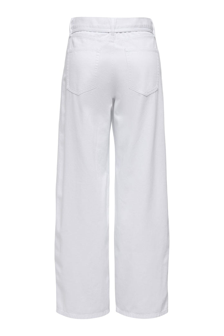 Only - Onlgianna Straight Dot211 - 4902941 White Denim