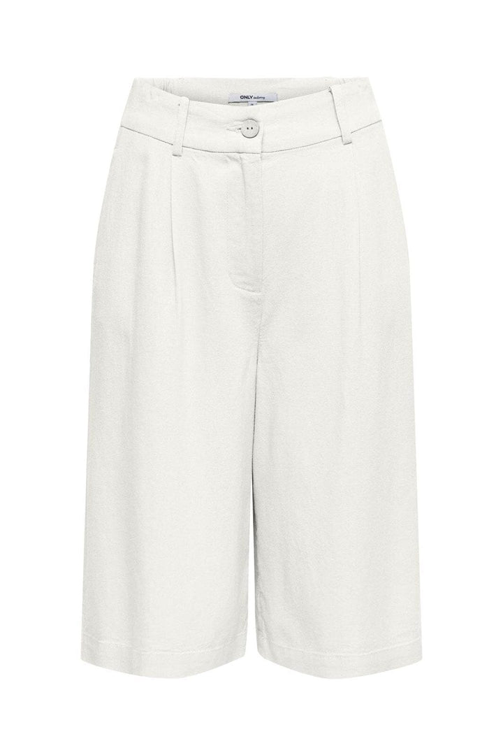 Only - Onlgoa Linen Bl Long Shorts Cc Tlr - 4942152 Cloud Dancer