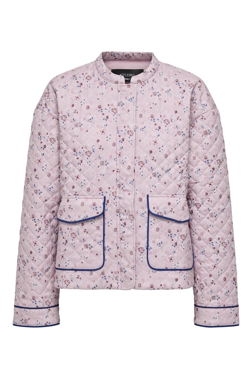 Only - Onlhallie Quilted Jacket 15328523 - 4833388 - Pale Mauve Flowers
