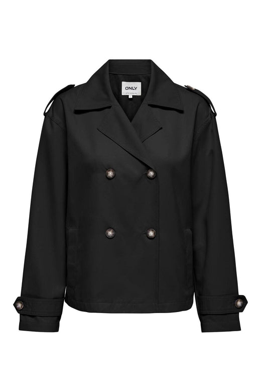 Only - Onlhannah Short Life Trenchcoat - 4986840 Black