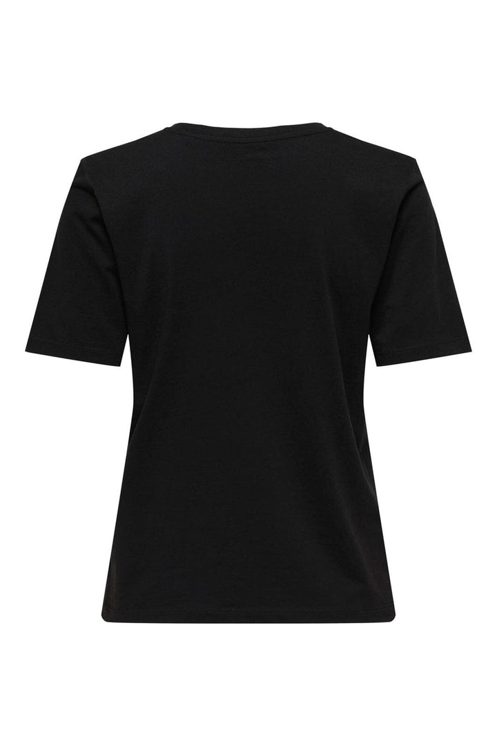 Only - Onlhappy S/S O-Neck Tee Pr - 5065222 Black
