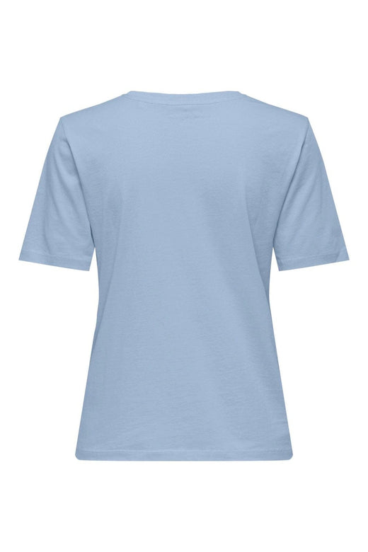 Only - Onlhappy S/S O-Neck Tee Pr - 5065232 Cashmere Blue