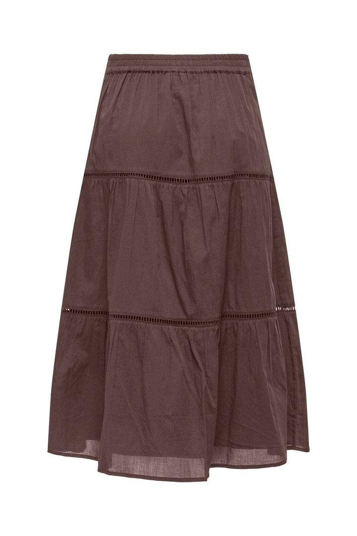 Only - Onlisabella Long Skirt - 5083658 Chocolate Martini