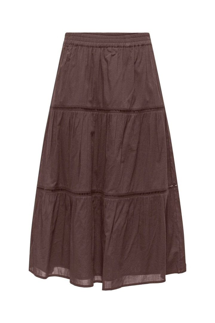 Only - Onlisabella Long Skirt - 5083658 Chocolate Martini