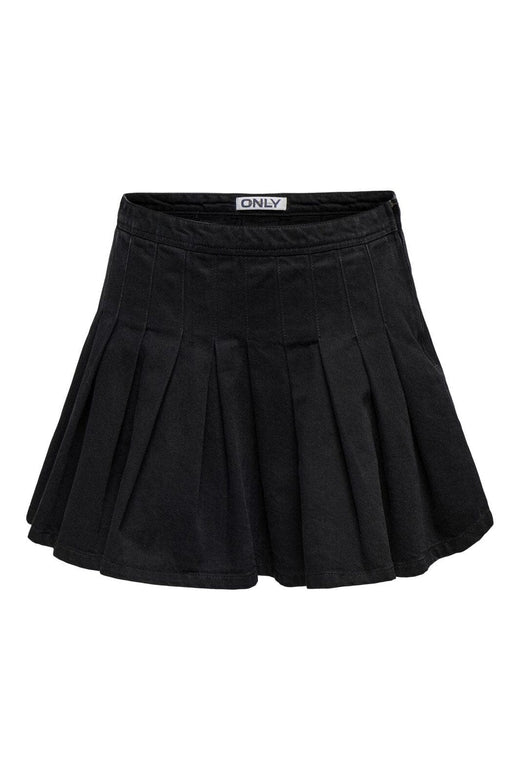 Only - Onljean Pleat Skirt - 4858011 Washed Black