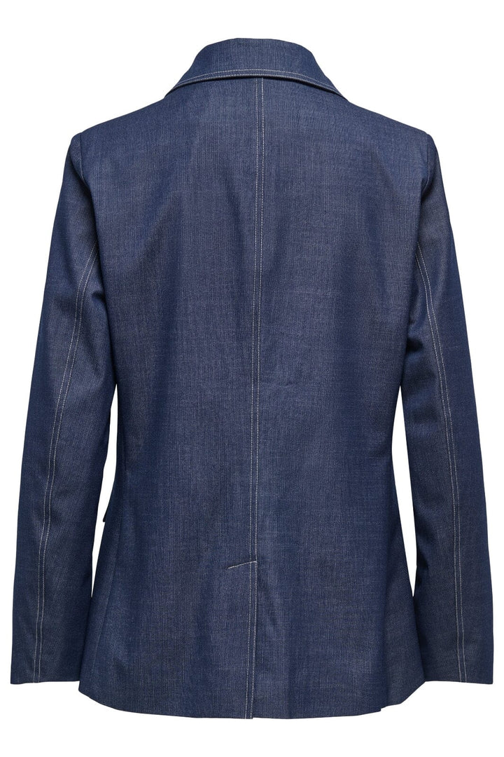 Only - Onljina L/S Stitch Fit Blazer Cc Tlr - 4787475 Naval Academy W. Contrast Stitch Blazere 