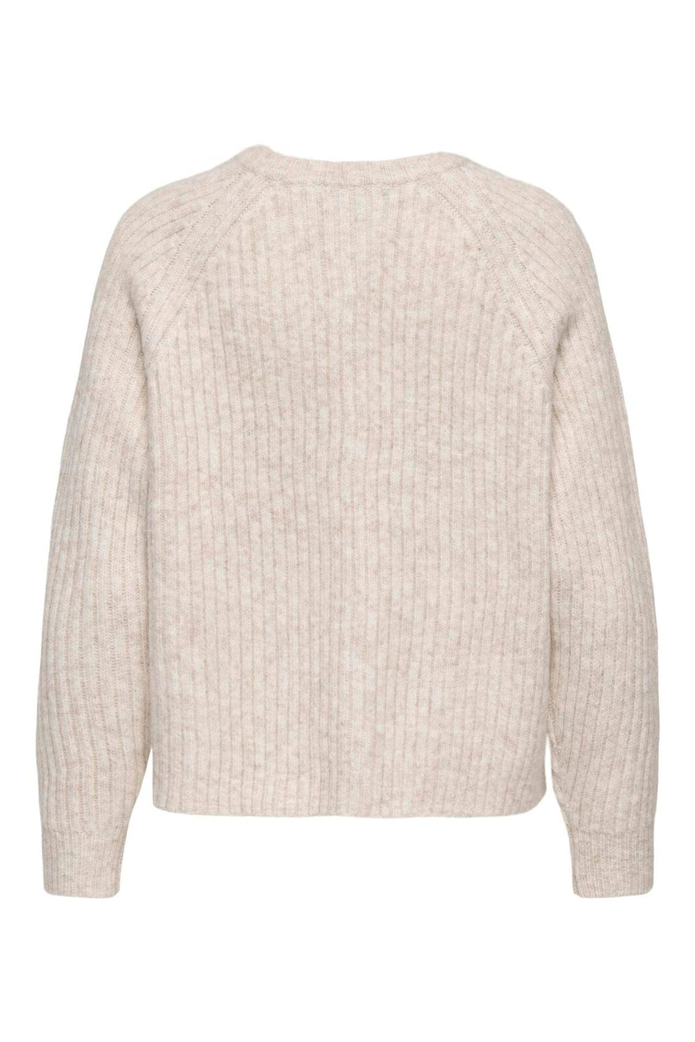 Only - Onlkalibu L/S Cardigan Knt - 4981918 Ecru Melange