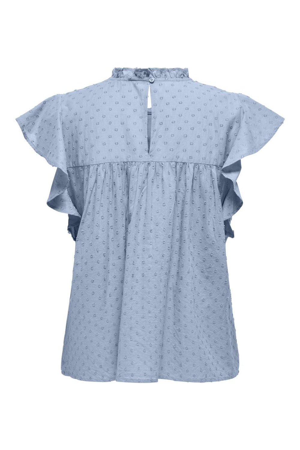 Only - Onlkatti S/S Dobby Top 15337637 - 4792126 - Cashmere Blue