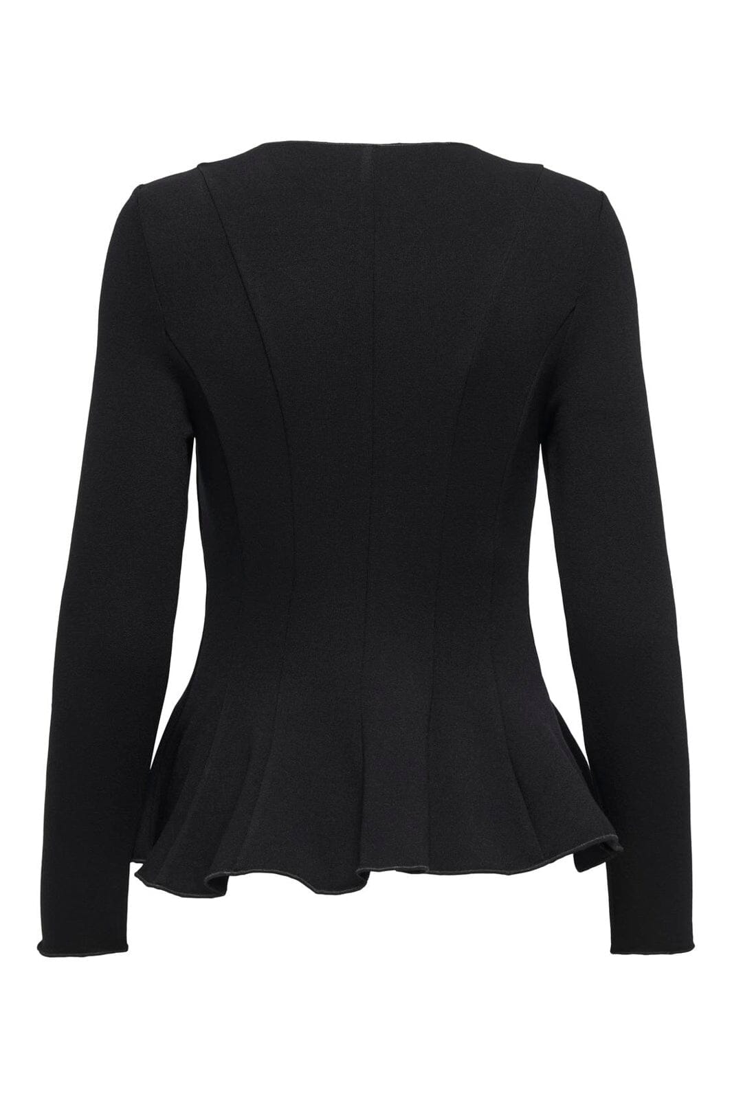 Only - Onlkenya L/S Peplum Top - 4908166 Black