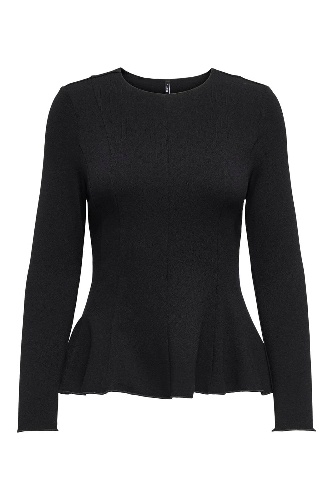 Only - Onlkenya L/S Peplum Top - 4908166 Black