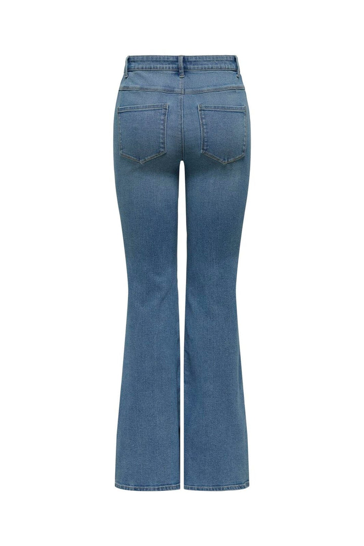 Only - Onllana Retro Flared Box - 4893232 Light Blue Denim