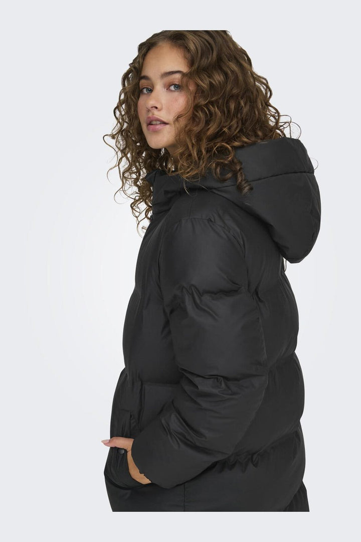 Only - Onllea Rain Puffer Coat Cc - 4497316 Black