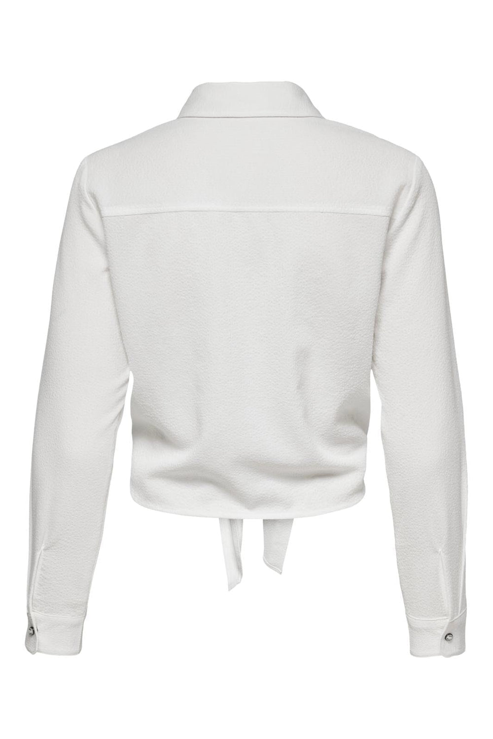 Only, Onllecey Ls Knot Shirt, Cloud Dancer