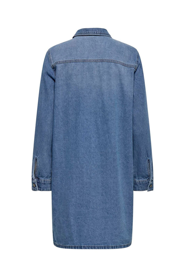 Only - Onllisa L/S Dress Gua - 4902964 Medium Blue Denim