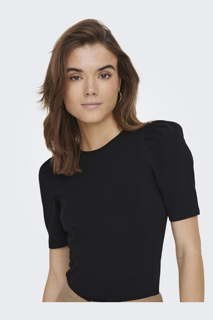 Only - Onllive Love 2/4 Pufftop - 4153498 Black