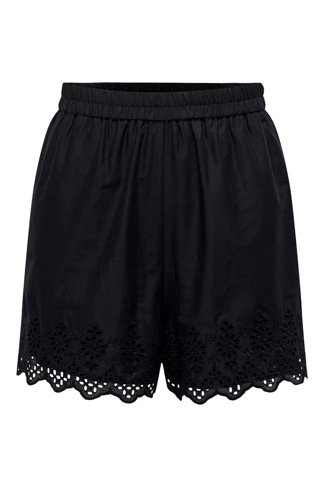 Only - Onllou Life Emb Loose Shorts - 4415682 Black
