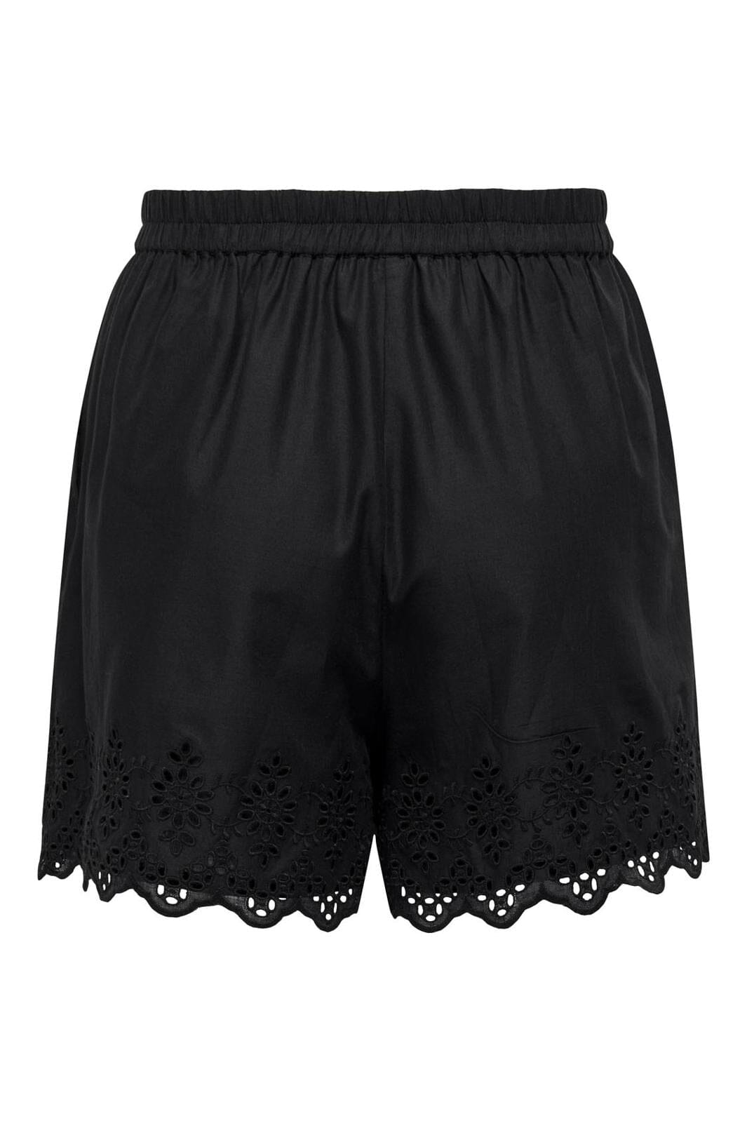 Only - Onllou Life Emb Loose Shorts - 4415682 Black