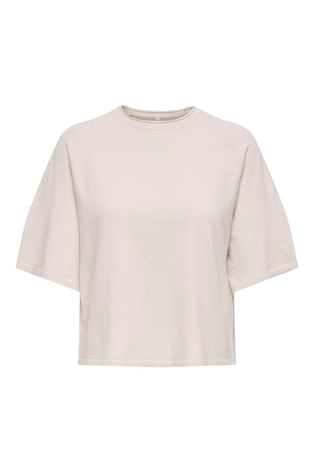 Only - Onlloyal 2/4 O-Neck Knt - 4981573 Moonbeam Melange