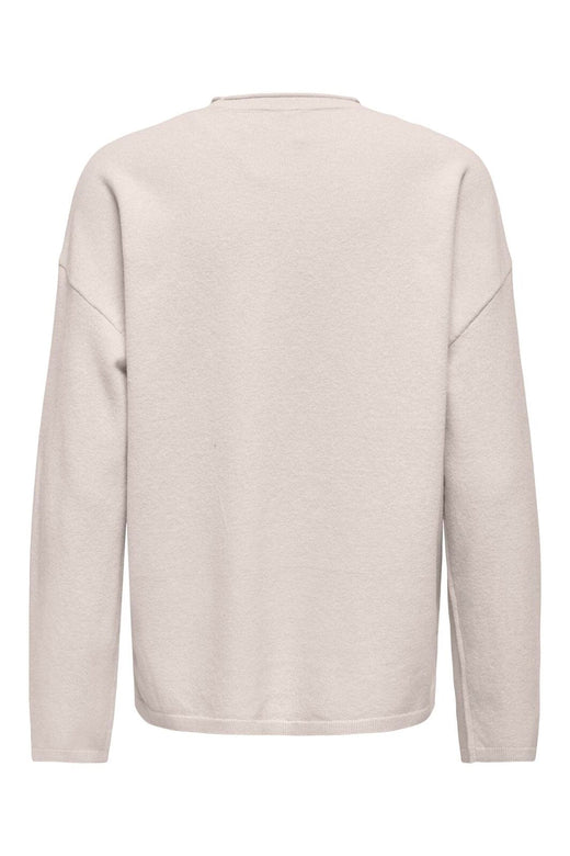 Only - Onlloyal Amalio Ls O-Neck Knt - 4982710 Moonbeam Melange