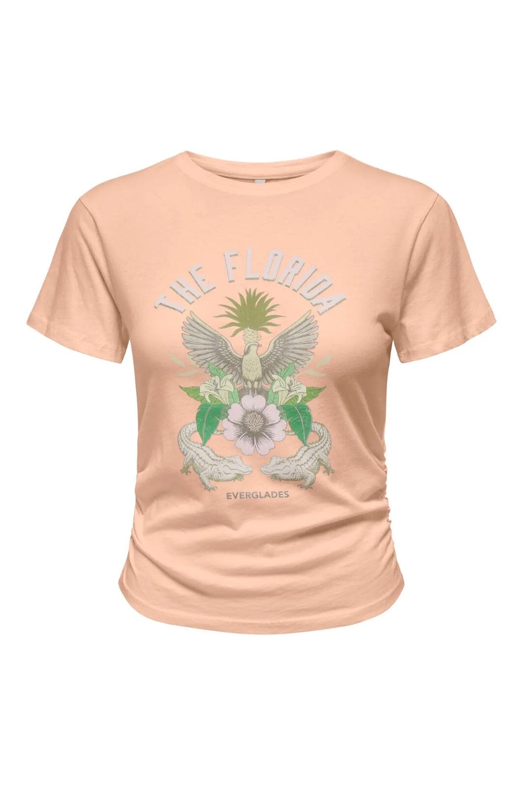 Only - Onllucy Life S/S Summer Top Box 15346760 - 4737443 - Caramel Cream Malibu Resilient