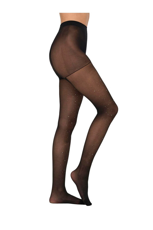Only - Onlmailka Rhinestone Tights Acc - 4957923 Black Silver