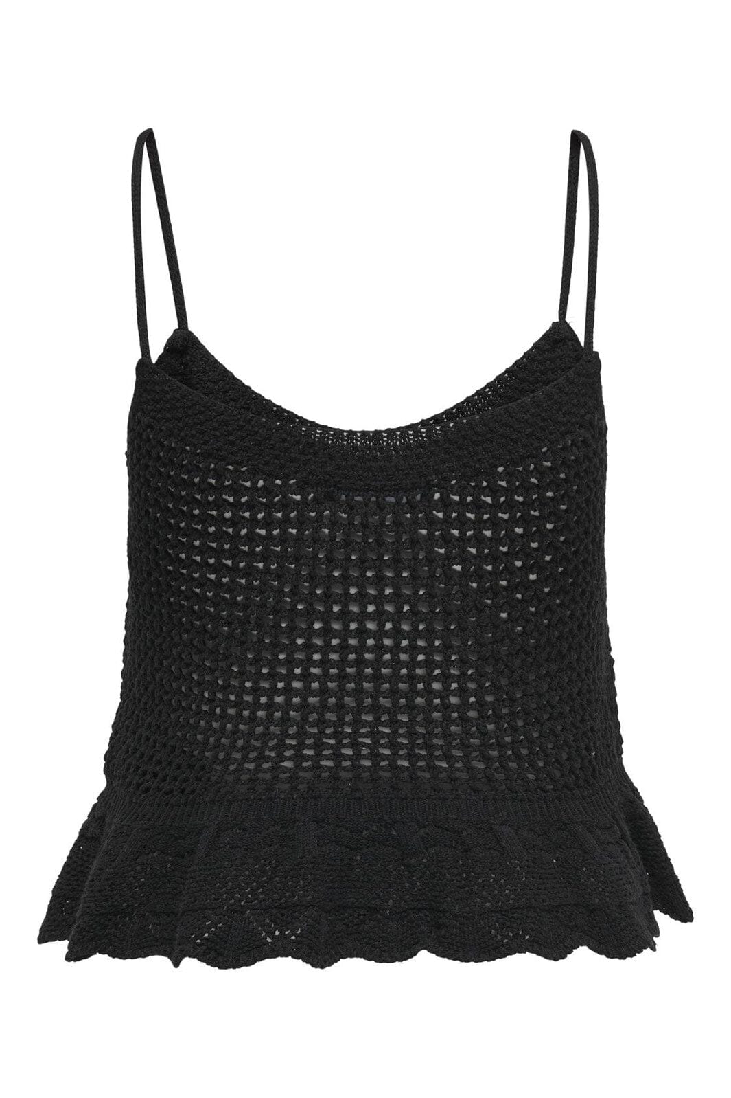 Only - Onlmary Life Sl Peplum Top Knt - 4489826 Black