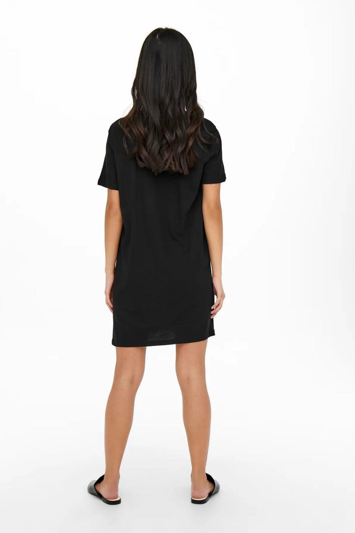 Only - Onlmay Life S/S June Dress - 3882364 Black