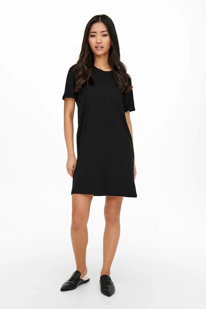 Only - Onlmay Life S/S June Dress - 3882364 Black