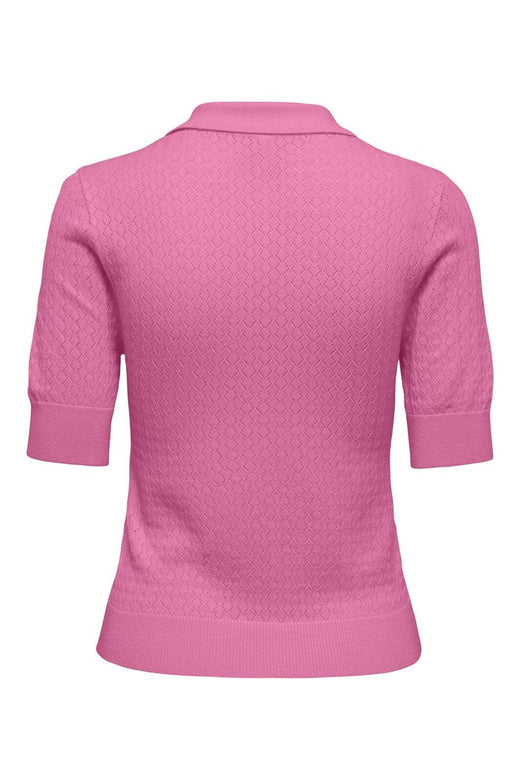 Only - Onlmeddi Life Ss Structure Polo Cc Knt - 4981788 Wild Orchid Dtm Button/Needledrop