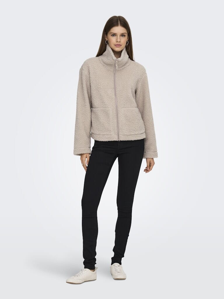 Only - Onlmegan Teddy Jacket - 4959577 Satellite Fleece jakker 