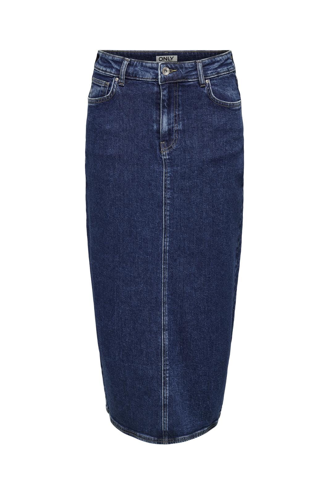 Only - Onlmilla Midi Skirt - 4511114 Dark Blue Denim