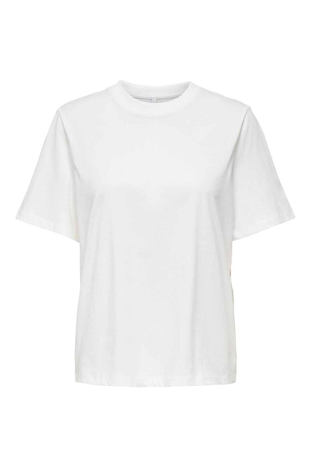 Only - Onlmils S/S Tee - 4832384 Cloud Dancer Feeling Good Pink